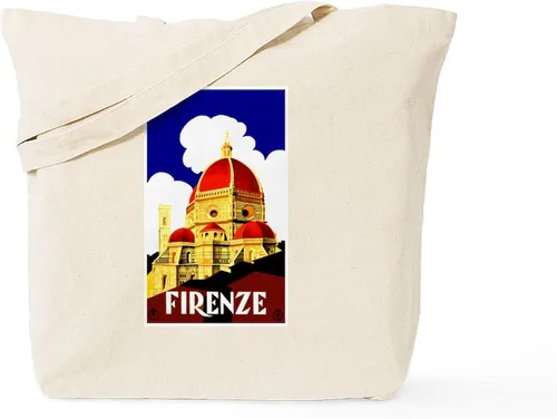 Vista 11 de CafePress Positano, Italia Tote Bag Bolsa de compras de lona beige reutilizable, Caqui, S