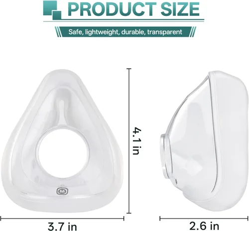 Vista 7 de Cojín de repuesto para ResMed AirFit F20, compatible con la máscara CPAP original F20, sellado confiable y ajuste perfecto, ultra suave, cubierta
