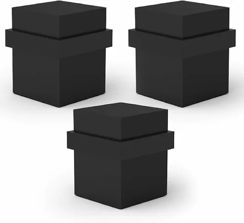 Vista 10 de Mega Handles Tope de Puerta de Piso, Tope Negro de Instalación Rápida Protector de Pared, Protectores de Pared contra Pomos de Puerta, Tope