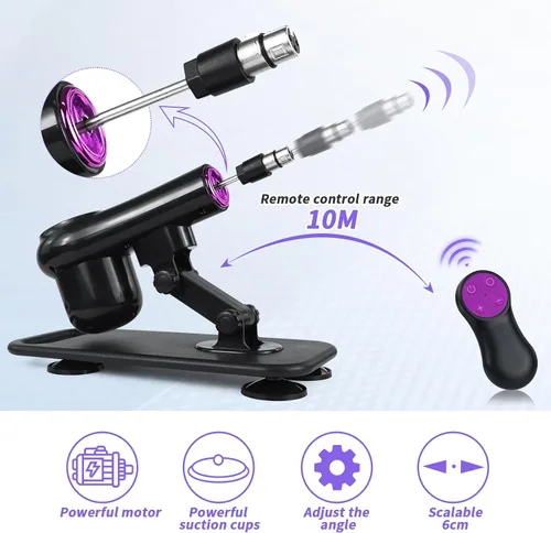 Vista 8 de Máquina sexual ANNGEOK Máquina de consolador automático de empuje sexual