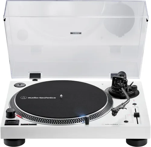 Vista 7 de Audio-Technica AT-LP120XBT-USB-BK - Tocadiscos inalámbricos de accionamiento directo (analógico, inalámbrico y USB), totalmente manual, 3