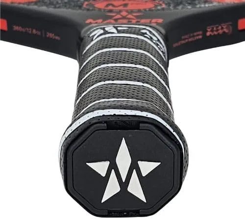 Vista 6 de Master Athletics MPro - Pala de tenis con plataforma ovalada (negro/rojo)