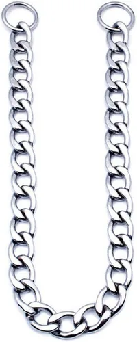 Vista 3 de SGODA Collar de estrangulador de entrenamiento para perros de cadena, 22 in, 0.118 in