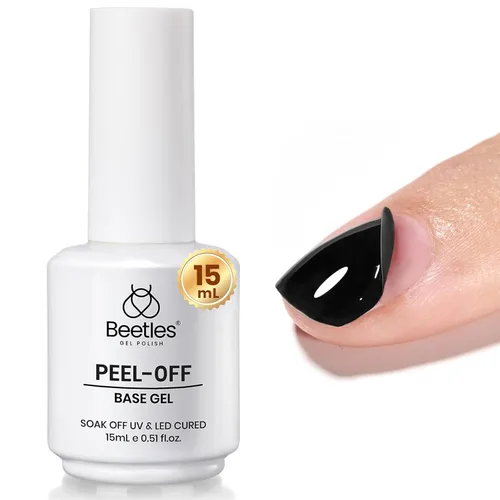 Vista 14 de Beetles Gel Polish Capa superior de gel que no se limpia de larga duración A-transparente-1