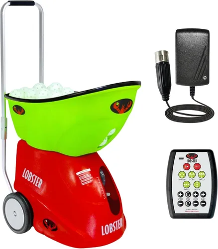 Vista 6 de Lobster Sports Pickleball Machine – Full-Featured – Adjustable Topspin, Backspin, & Lobs, Random Oscillation, Ball Speed (20-60MPH), Lightweight &