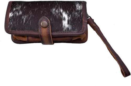 Vista 2 de STS Ranchwear Crossbody Wallet Ladies Leather Handbag Cowhide