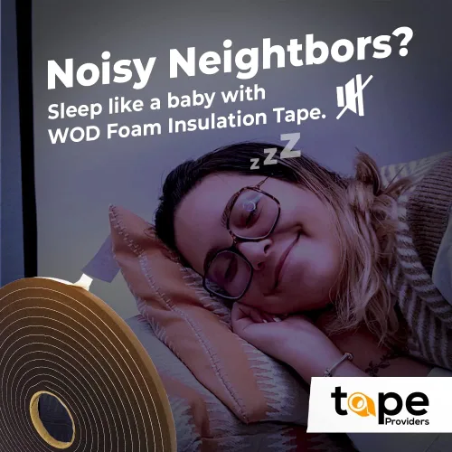 Vista 9 de WOD SSFLDFT Cinta aislante de espuma autoadhesiva de 1/2 pulgada de grosor, 1 pulgada x 25 pies, fabricada en Estados Unidos, impermeabilización