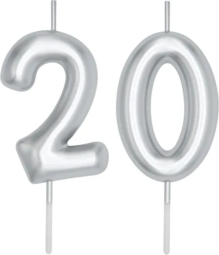 Vista 306 de DERVENTA Vela con números de 2.36 pulgadas, decoración perfecta para cumpleaños, brunch, postre, pastel, 1 pieza (número 0 rosa)