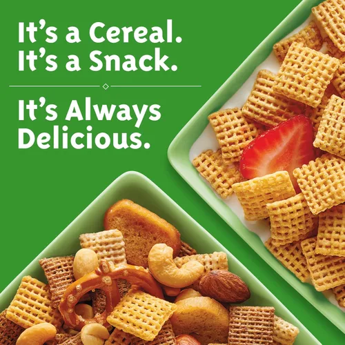 Vista 8 de Chex de maíz sin gluten, cereal para el desayuno, ingrediente casero de Chex Mix, 12 oz 0.56 oz de grano entero por porción, buena fuente de 12