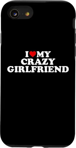 Vista 18 de Ich Liebe Meine verrückte Freundin GF - Rotes Herz [German Language] Case for iPhone 17