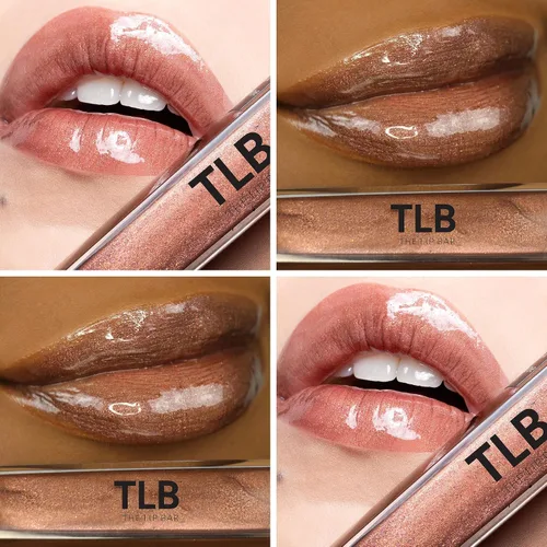Vista 8 de The Lip Bar - Brillo de labios, esposa trofeo + minimalista + acabado transparente extra brillante - Fórmula suave, no pegajosa