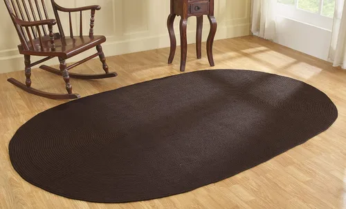 Vista 20 de La colección Better Trends Alpine Braid es una alfombra reversible para interiores duradera y resistente a las manchas 100% polipropileno