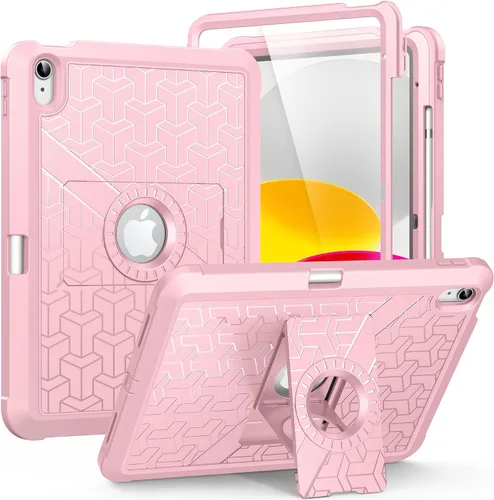 Vista 27 de MoKo Funda para iPad (A16) de 11ª/10ª generación 2025/2022, resistente a prueba de golpes, doble capa protectora de cuerpo completo, protector