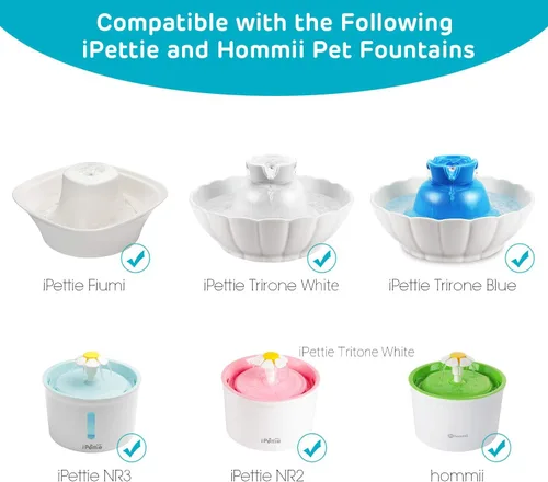 Vista 3 de iPettie Pet Water Fountain Pump for Tritone & Hommii, USB Plug Version
