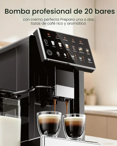Vista 4 de Máquina de café expreso totalmente automática con espumador