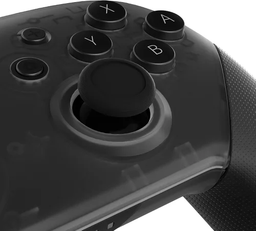 Vista 2 de eXtremeRate Black Replacement 3D Joystick Thumbsticks, Analog Thumb Sticks with Cross Screwdriver for Nintendo Switch Pro Controller