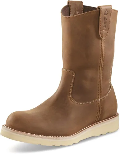 Vista 2 de Guide Gear Wedge 10” Wellington Work Boots for Men, Mid-High, Leather Shoes, Moisture-Wicking Lining