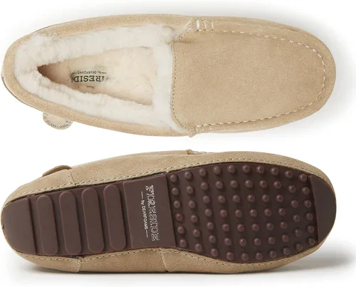 Vista 8 de Dearfoams Fireside - Mocasines de oveja para mujer