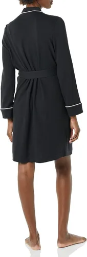 Vista 3 de Tienda Essentials Bata ligera de punto gofre de longitud media para mujer (disponible en tallas extragrandes)