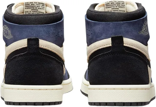 Vista 3 de Jordan Women's 1 Zoom Air CMFT 2 MuslinBlk-Blackened Blue (DV1305 104)