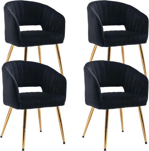 Vista 15 de KCC Silla de Escritorio Moderna de Terciopelo Sillón de Acento Tapizado Sillas Copetudas Sillas de Comedor, Sillas de Tocador Copetudas Silla
