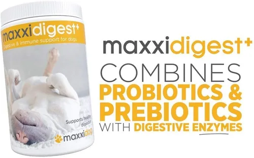 Vista 5 de maxxipaws SAM-e Digest Bundle – MaxxiSAMe Advanced SAM-e Apoyo SAM-e para perros y maxxidigest+ suplemento digestivo e inmunológico canino
