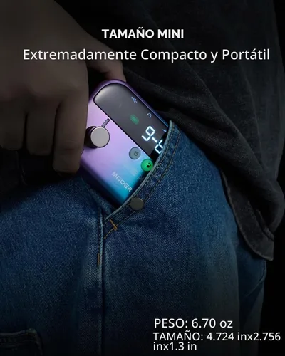 Vista 9 de MOOER Amplificador de auriculares con procesador multiefectos M1, pedales de guitarra bajo con 128 modelos de efectos de guitarra, 21 modelos