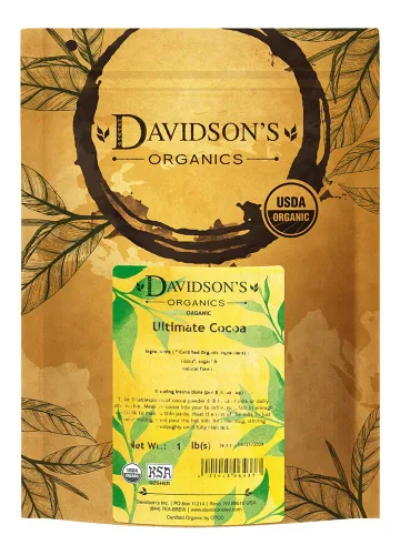 Vista 5 de Davidson's Organics, Ginger Chai, té de hojas sueltas, bolsa de 16 onzas