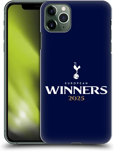 Vista 32 de Head Case Designs Funda rígida con licencia oficial del Tottenham Hotspur F.C. Blue 2025 European Winners compatible con Apple iPhone 7/8/SE 2020