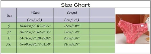 Vista 3 de DUOWEI Ropa interior para leggings, ropa interior de encaje para mujer, cintura media, transpirable, sin costuras, de algodón, cobertura completa