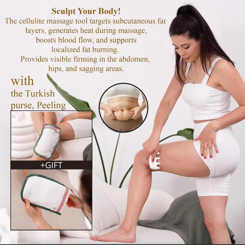 Vista 2 de Herramienta de masaje fascia, herramientas de masaje de punto de activación, anti blaster, herramienta de masajeador de celulitis, herramienta