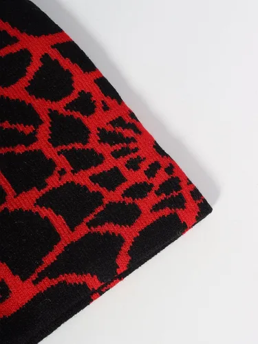 Vista 4 de Sombrero de punto con patrón de araña Y2K invierno cálido sombrero de lana moda moda hip hop suéter sombrero casual deportes para hombres mujeres