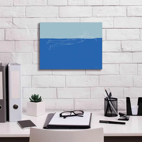 Vista 3 de Epic Graffiti 'How to Swim 2' de Kamdon Kreations, arte de pared en lienzo giclée, 16 x 12 pulgadas