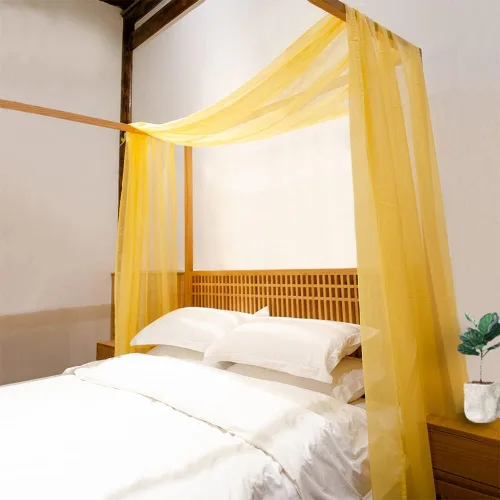 Vista 12 de Linentalks Cortinas de cama negras para cama individual, bufanda de cama transparente de lujo, cortinas de cama con cenefa, cortinas de cama