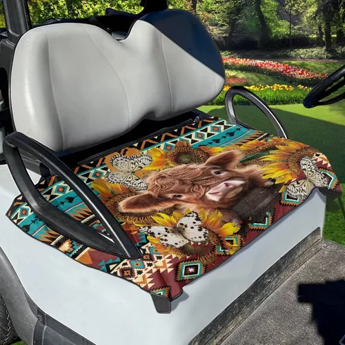 Vista 20 de Fundas universales para asiento de carrito de golf, suaves y cómodas, protección para todo tipo de clima, funda para carrito de golf para 2