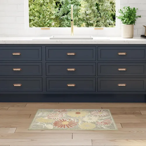Vista 20 de Nourison Home Aloha - Alfombra beige de 2 pies 3 pulgadas x 12 pies, fácil de limpiar, no se desprende, para dormitorio, sala de estar, comedor