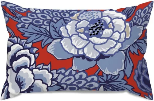 Vista 106 de ArogGeld 250th Anniversary USA Patriotic Throw Pillow Covers 18 X 18 Inch Independence Day Red and Blue Sunflower Love Heart God Bless America