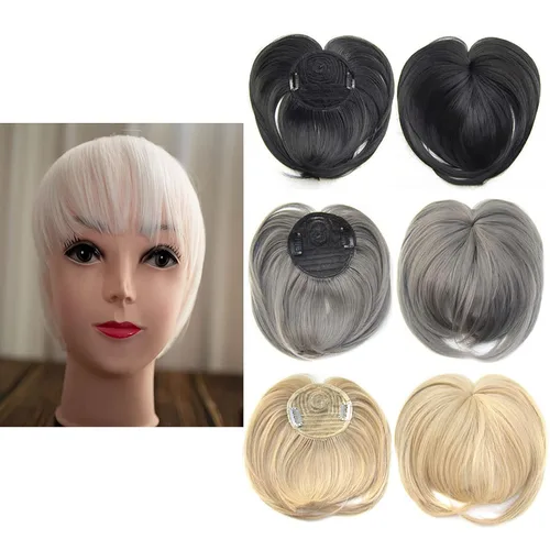 Vista 5 de Faringoto Extensiones invisibles para el cabello para mujer, extensiones de cabello adelgazante para peluca, parte superior gruesa 30#