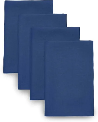 Vista 143 de Solino Home Juego de 4 manteles individuales blancos de 100 % lino puro de 14 x 14 pulgadas para invierno, San Valentín, primavera, Pascua, Fete