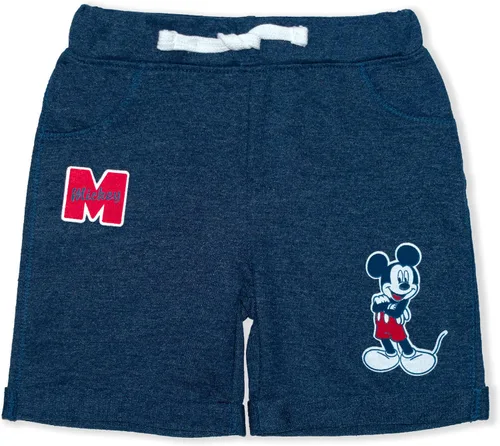Vista 4 de Disney Mickey Mouse - Conjunto de camiseta, pantalones cortos y mameluco para bebé, grisblanco o azul marinogris
