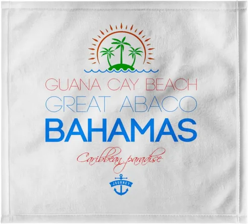 Vista 7 de 3dRose Guana Cay Beach, Great Abaco, Bahamas. Summer Vacation Gift, Souvenir 15x22 Hand Towel