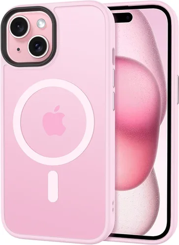 Vista 31 de CACOE Funda magnética para iPhone 12 y iPhone 12 Pro de 6.1 pulgadas - Compatible con MagSafe y soporte magnético para teléfono en el automóvil,