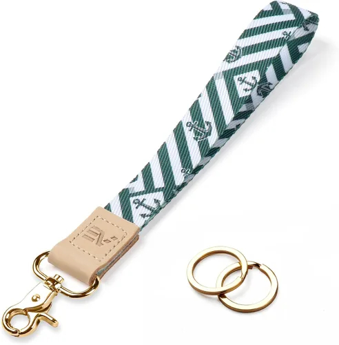 Vista 36 de EcoVision - Llaveros lindos con correa para llaves, llavero de muñeca para mujer, correa de insignia con 2 argollas para llaves
