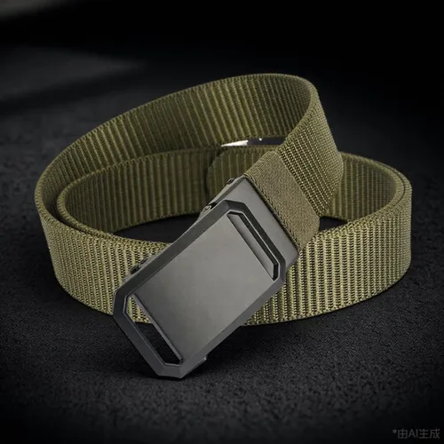 Vista 6 de Duty Quick Men's Tactical Belt-Release Metal Buckle Belt,suits for waist size 28"-42" Gris