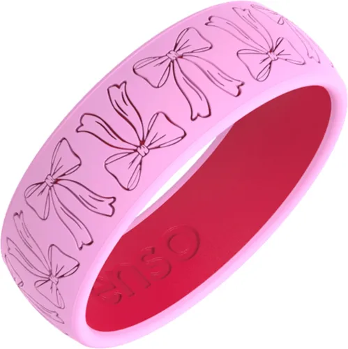 Vista 31 de Enso Rings Signature Etched Collection - Anillos clásicos de silicona grabados - Diseño cómodo y flexible - Fabricado en Estados Unidos