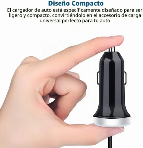 Vista 5 de Cargador de coche USB C, adaptador de coche de carga rápida de 3.4 A+cable tipo C de 3 pies para Samsung Galaxy S25 S24 S23 S22 S21 S20 S10 Note 20