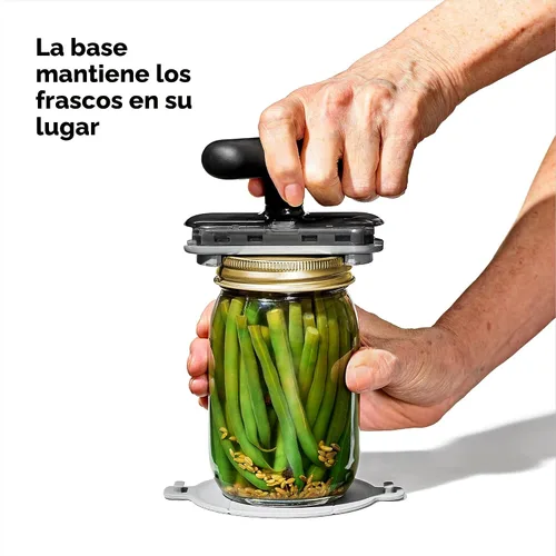 Vista 3 de OXO Good Grips - Abridor de tarros giratorio con almohadilla base