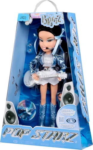 Vista 12 de Bratz Pop Starz Jade Fashion Doll con accesorios y encanto