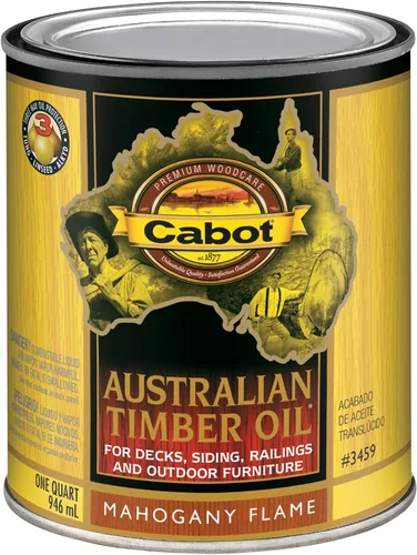 Vista 13 de Cabot Aceite de madera australiano, natural, 1 cuarto de galón