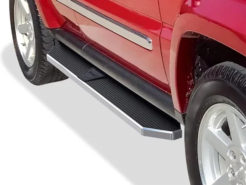 Vista 13 de APS Estribos de 6 pulgadas, color negro mate, compatibles con Jeep Liberty 2002-2007 de 4 puertas